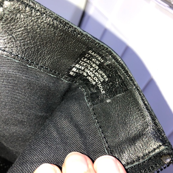 Dune Raffah Ankle Boot - Distressed Suede - Black - Barely Worn - Size 7 - Picture 5 of 5